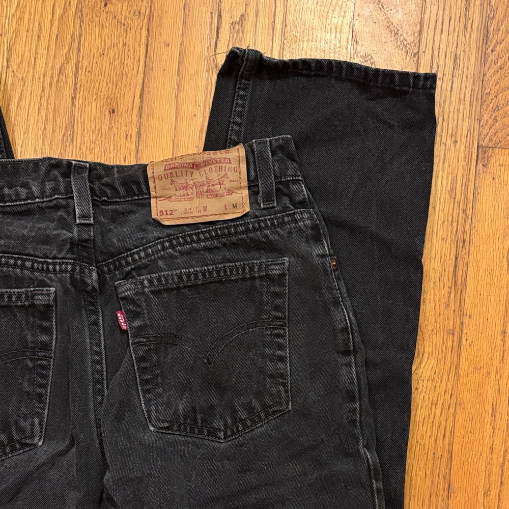 Levi's Vintage 512 Straight Black Jeans
